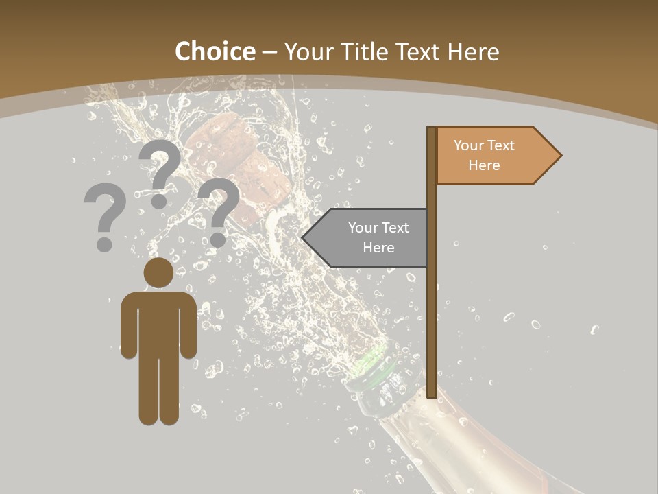 Drink Champaign Alcoholic PowerPoint Template