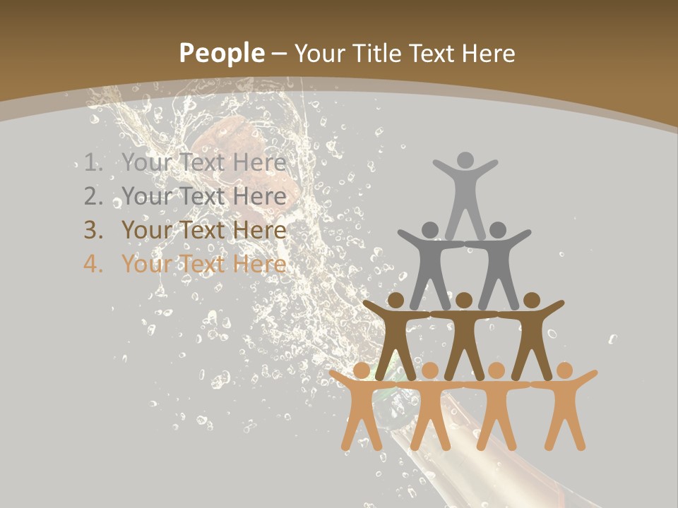 Drink Champaign Alcoholic PowerPoint Template