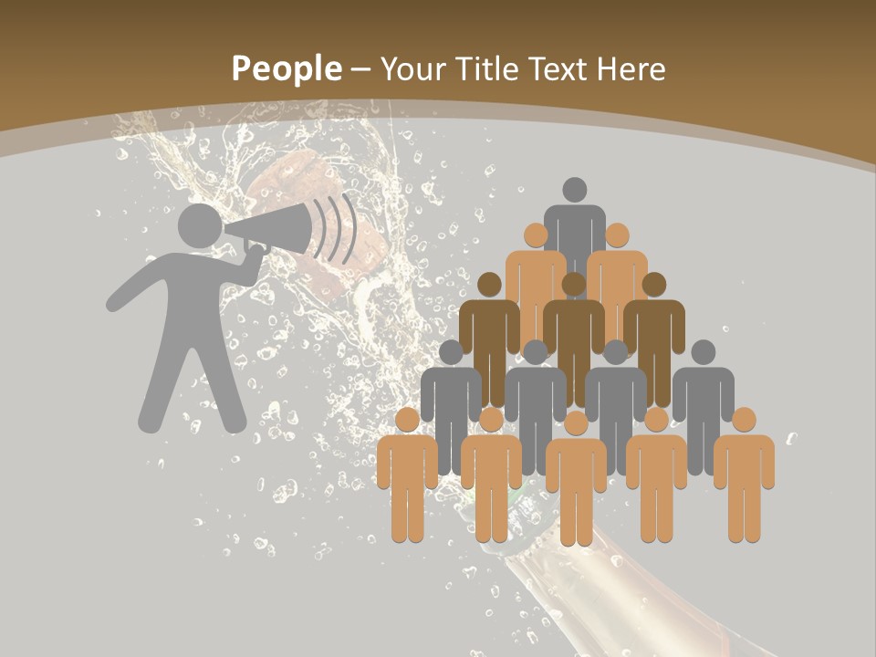 Drink Champaign Alcoholic PowerPoint Template