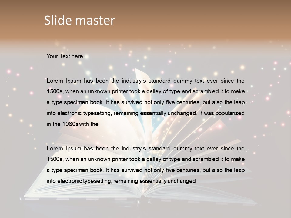 Surreal Turn Author PowerPoint Template