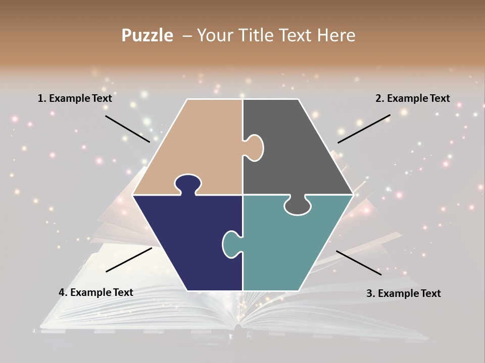 Surreal Turn Author PowerPoint Template