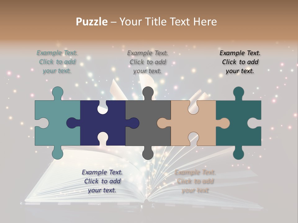 Surreal Turn Author PowerPoint Template