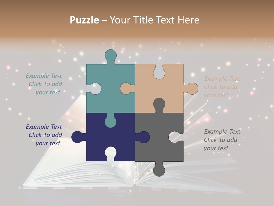 Surreal Turn Author PowerPoint Template