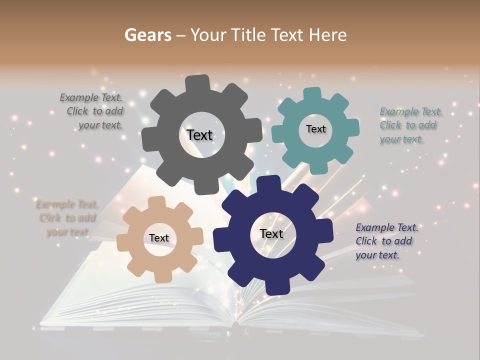 Surreal Turn Author PowerPoint Template