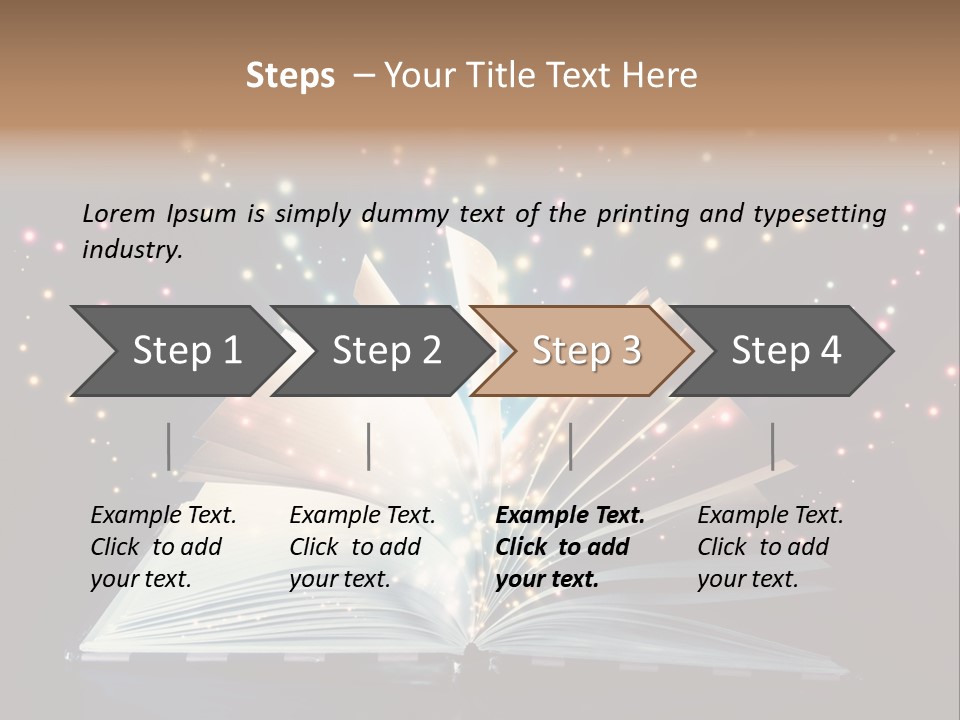 Surreal Turn Author PowerPoint Template