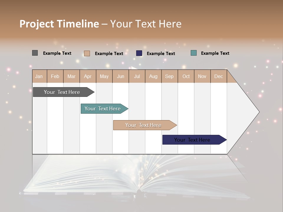 Surreal Turn Author PowerPoint Template