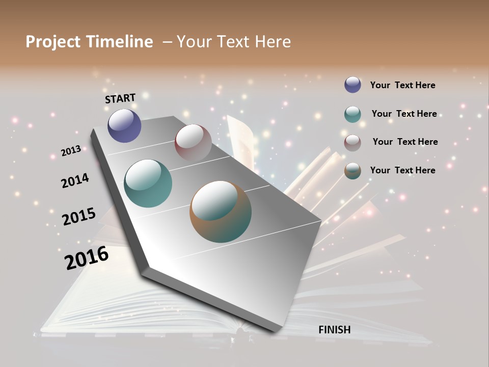 Surreal Turn Author PowerPoint Template