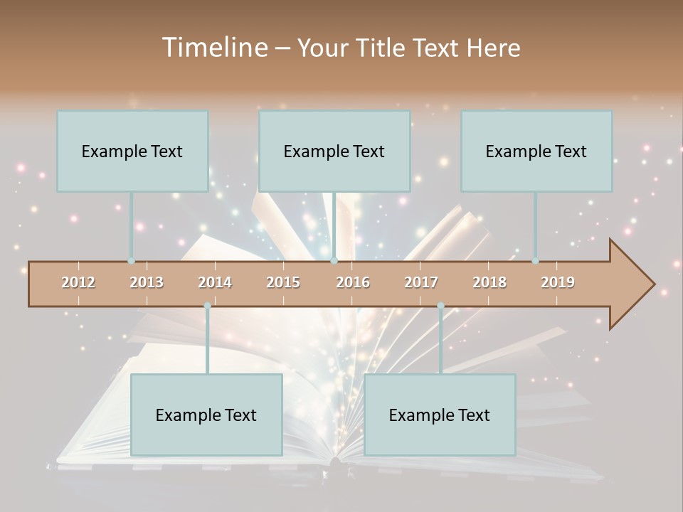 Surreal Turn Author PowerPoint Template