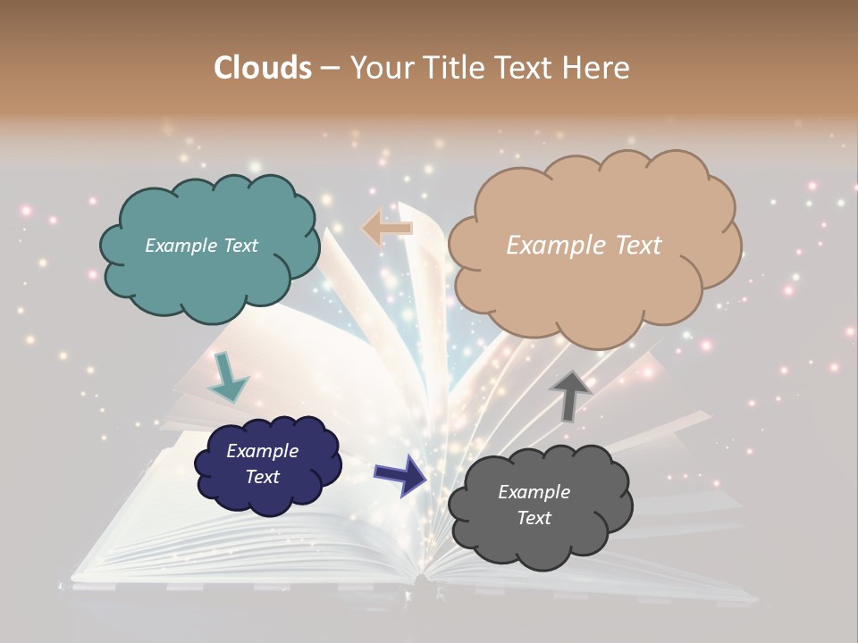 Surreal Turn Author PowerPoint Template