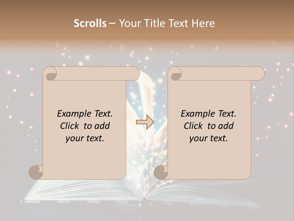 Surreal Turn Author PowerPoint Template