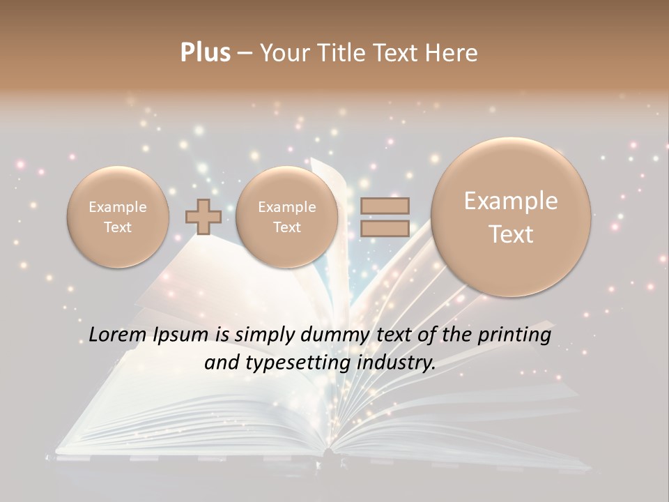 Surreal Turn Author PowerPoint Template