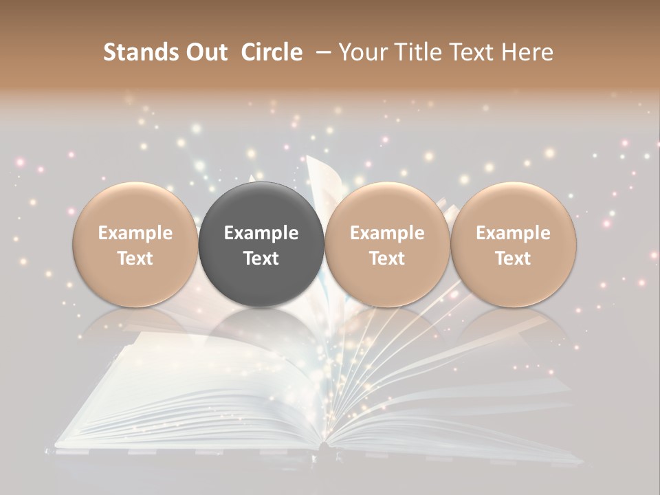 Surreal Turn Author PowerPoint Template