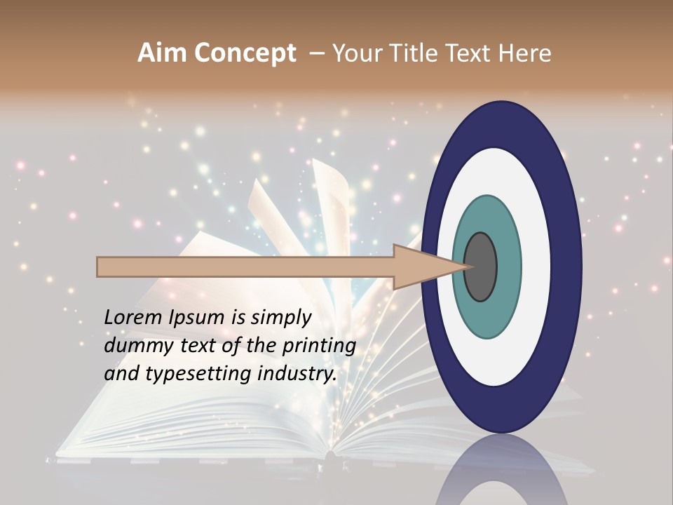 Surreal Turn Author PowerPoint Template