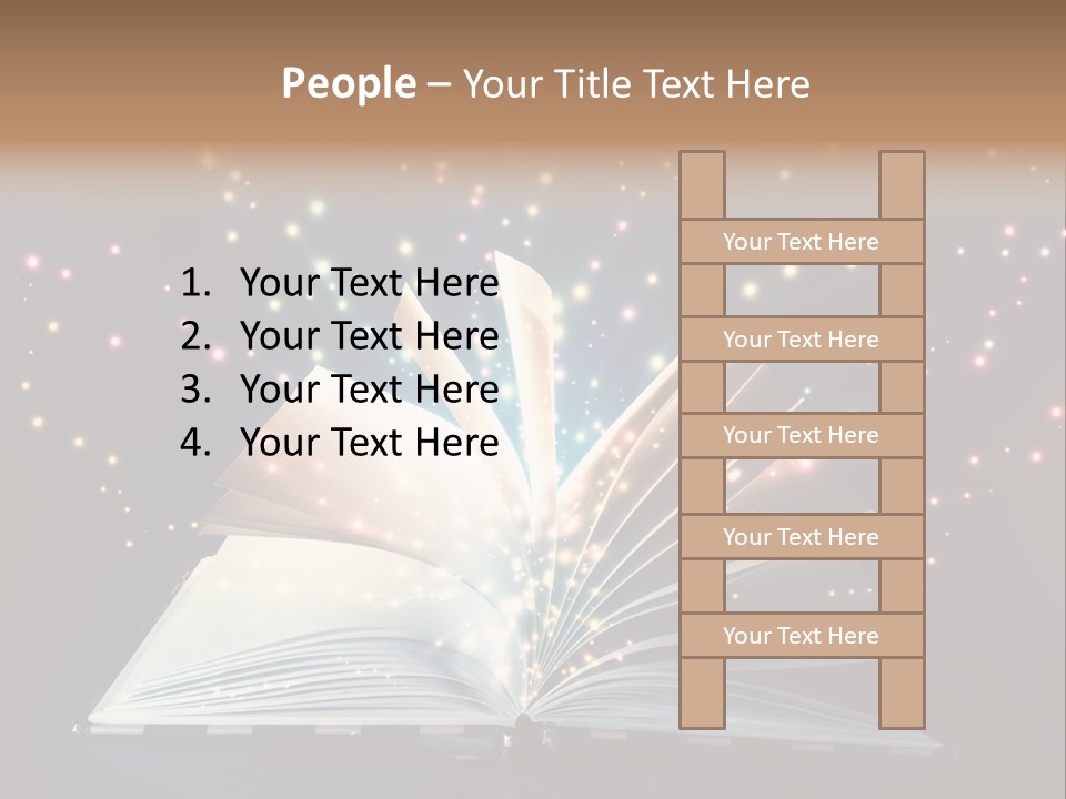 Surreal Turn Author PowerPoint Template