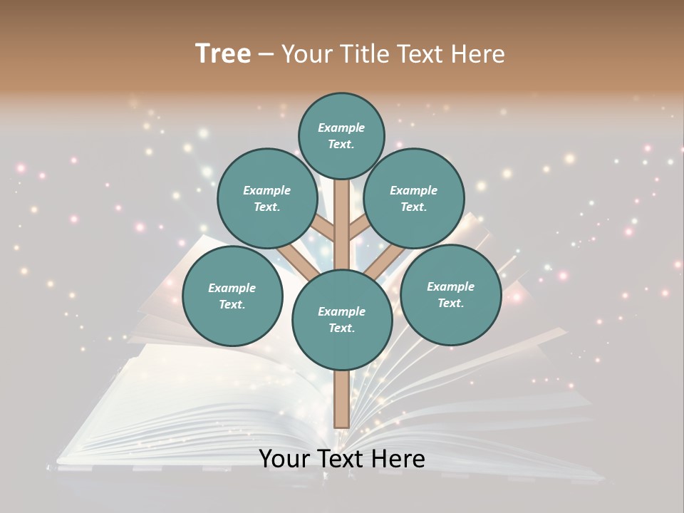 Surreal Turn Author PowerPoint Template