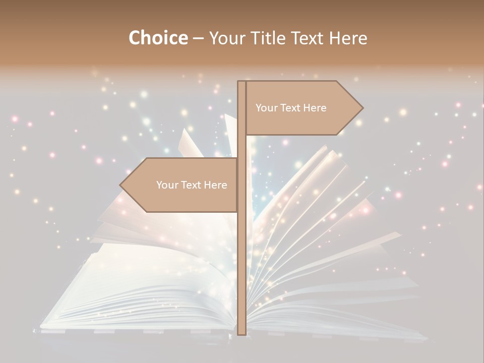 Surreal Turn Author PowerPoint Template