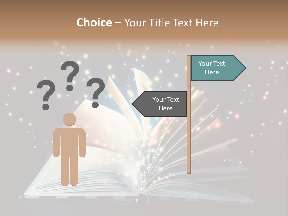 Surreal Turn Author PowerPoint Template