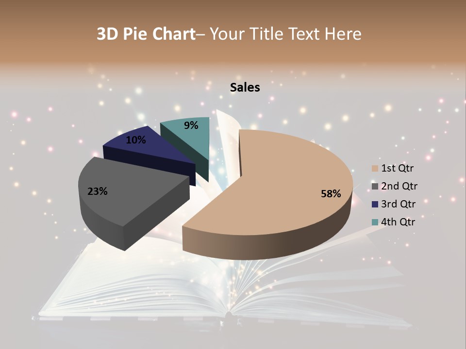 Surreal Turn Author PowerPoint Template
