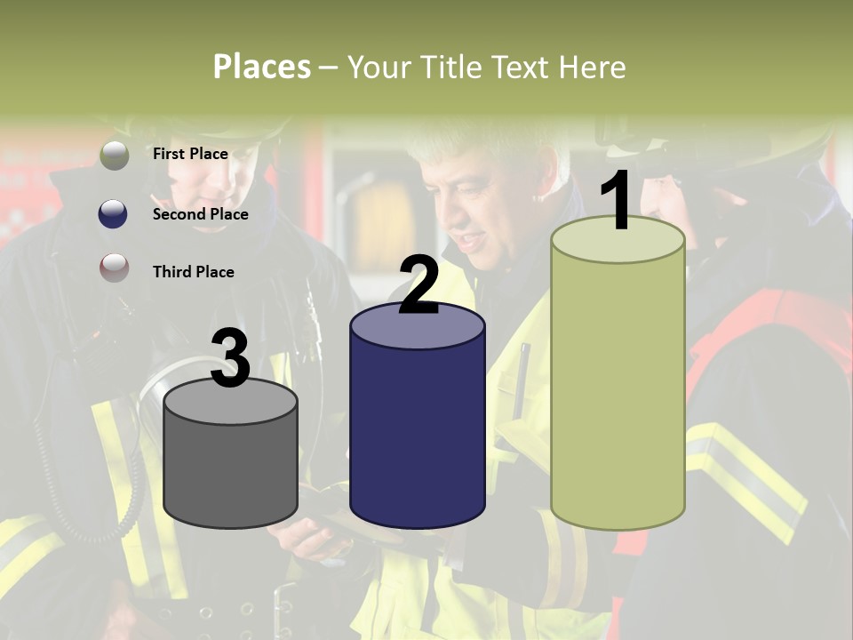 Feuerwehrmann Schutzkleidung Fire Brigade Firefighter Firefighters Firefighter Men PowerPoint Template