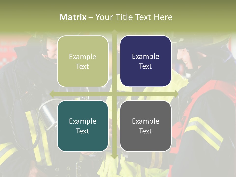 Feuerwehrmann Schutzkleidung Fire Brigade Firefighter Firefighters Firefighter Men PowerPoint Template