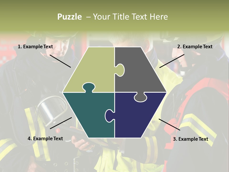 Feuerwehrmann Schutzkleidung Fire Brigade Firefighter Firefighters Firefighter Men PowerPoint Template