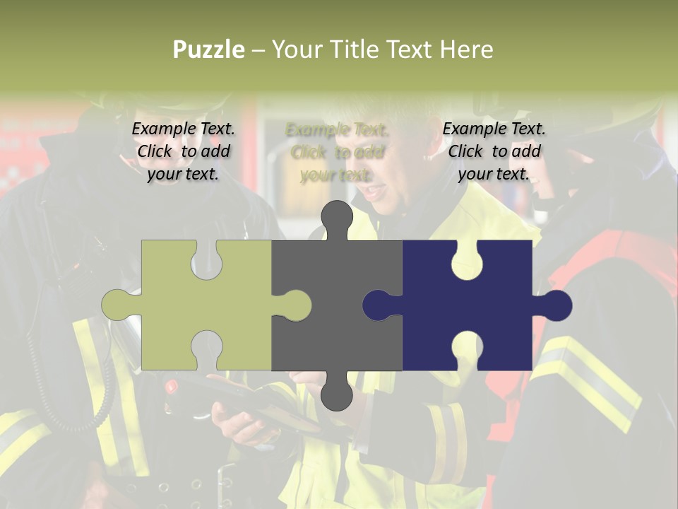 Feuerwehrmann Schutzkleidung Fire Brigade Firefighter Firefighters Firefighter Men PowerPoint Template