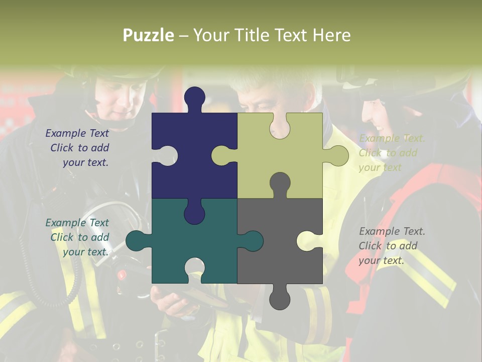 Feuerwehrmann Schutzkleidung Fire Brigade Firefighter Firefighters Firefighter Men PowerPoint Template