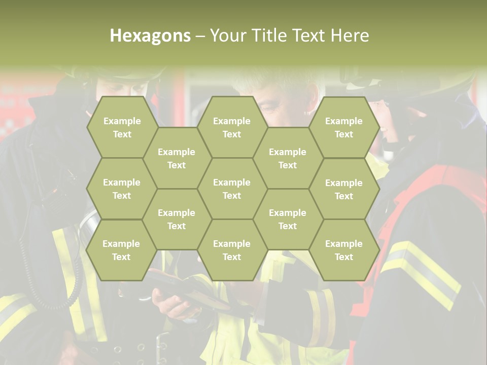 Feuerwehrmann Schutzkleidung Fire Brigade Firefighter Firefighters Firefighter Men PowerPoint Template