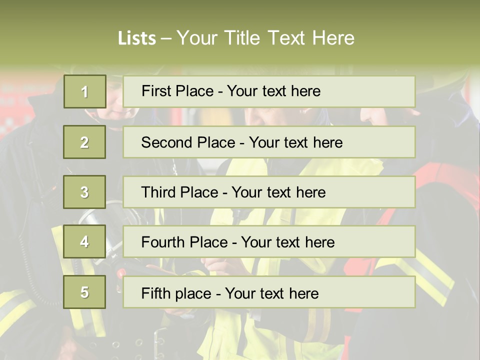 Feuerwehrmann Schutzkleidung Fire Brigade Firefighter Firefighters Firefighter Men PowerPoint Template