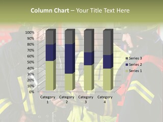 Feuerwehrmann Schutzkleidung Fire Brigade Firefighter Firefighters Firefighter Men PowerPoint Template