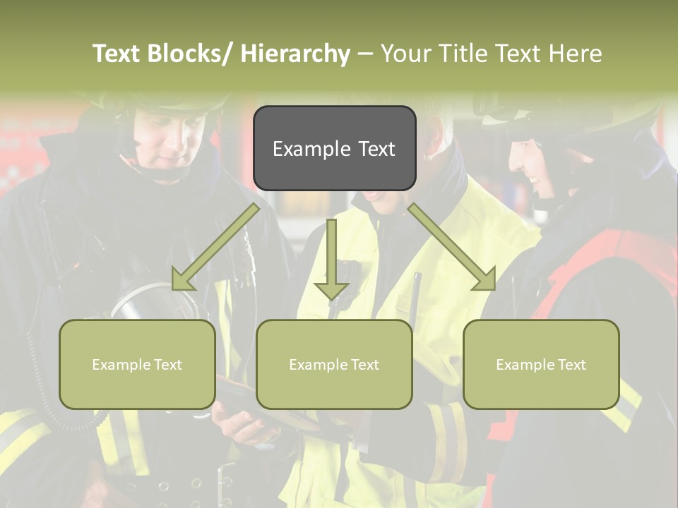 Feuerwehrmann Schutzkleidung Fire Brigade Firefighter Firefighters Firefighter Men PowerPoint Template