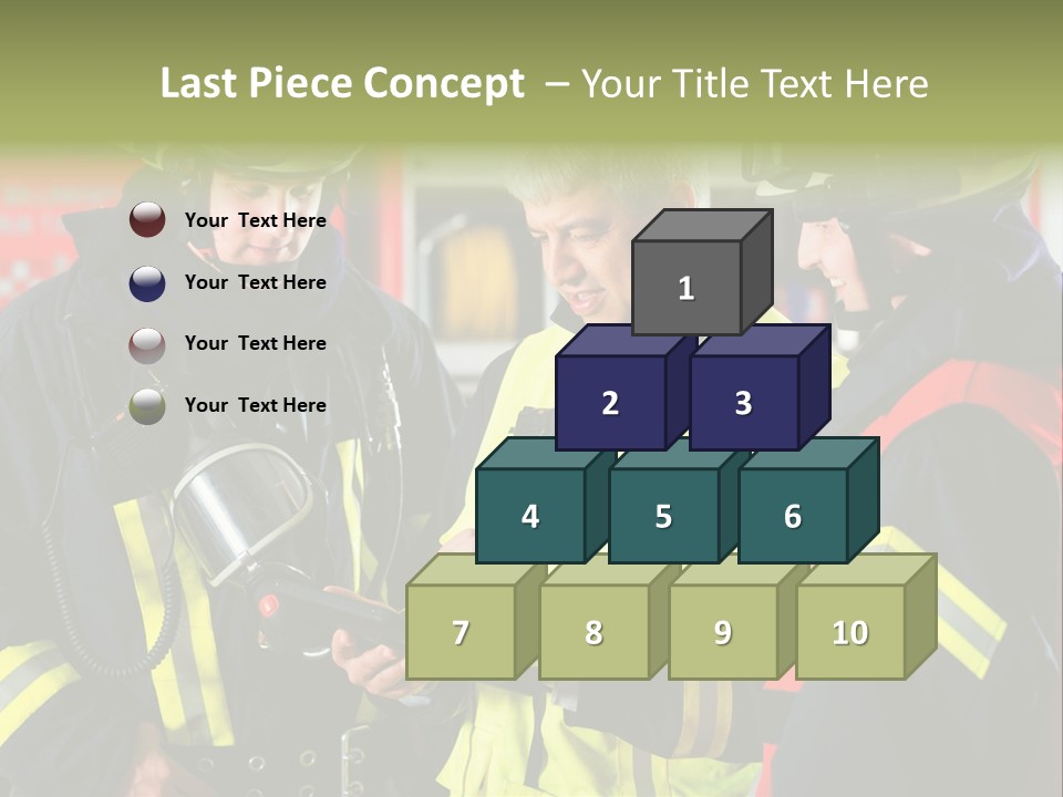 Feuerwehrmann Schutzkleidung Fire Brigade Firefighter Firefighters Firefighter Men PowerPoint Template