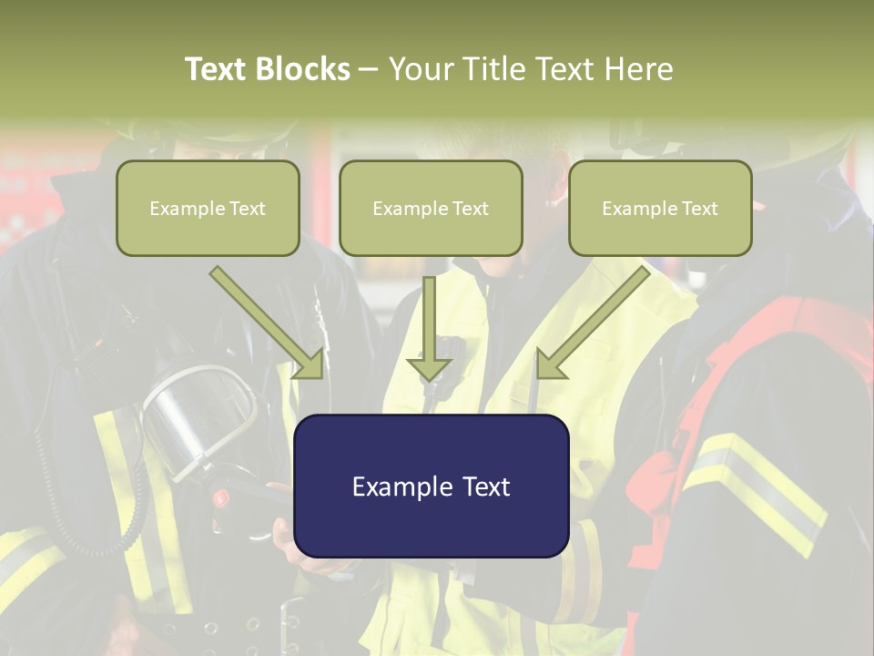 Feuerwehrmann Schutzkleidung Fire Brigade Firefighter Firefighters Firefighter Men PowerPoint Template