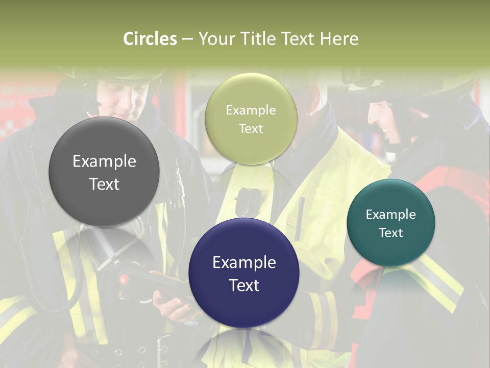 Feuerwehrmann Schutzkleidung Fire Brigade Firefighter Firefighters Firefighter Men PowerPoint Template