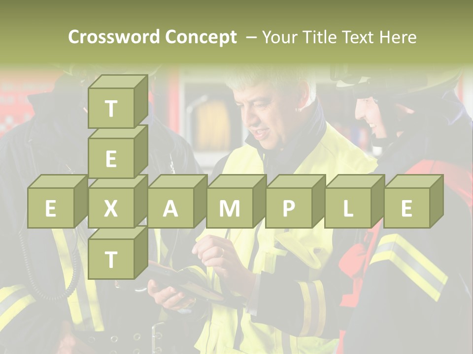 Feuerwehrmann Schutzkleidung Fire Brigade Firefighter Firefighters Firefighter Men PowerPoint Template