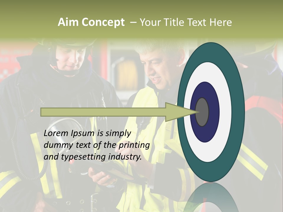 Feuerwehrmann Schutzkleidung Fire Brigade Firefighter Firefighters Firefighter Men PowerPoint Template