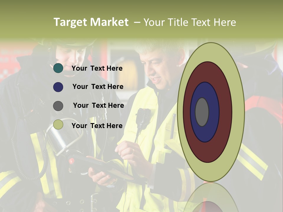 Feuerwehrmann Schutzkleidung Fire Brigade Firefighter Firefighters Firefighter Men PowerPoint Template