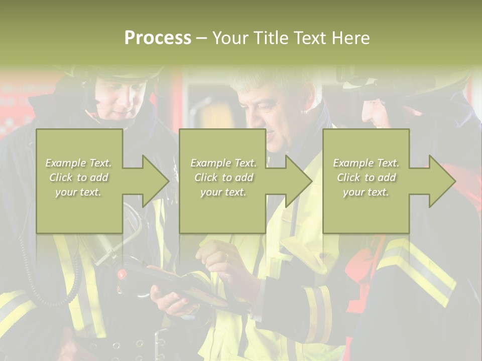 Feuerwehrmann Schutzkleidung Fire Brigade Firefighter Firefighters Firefighter Men PowerPoint Template