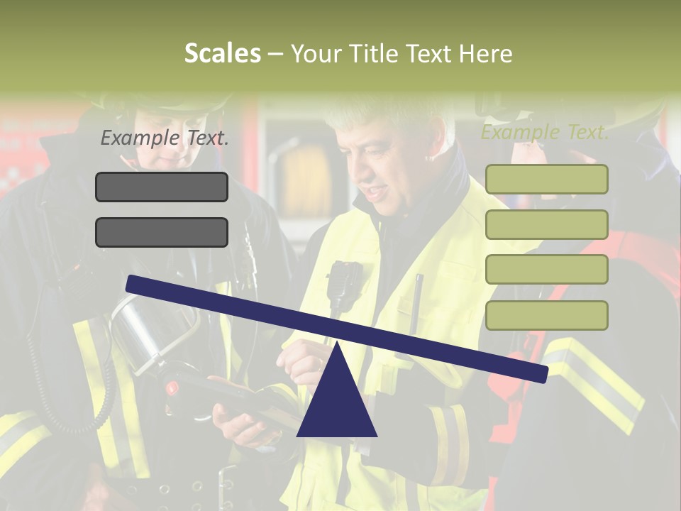 Feuerwehrmann Schutzkleidung Fire Brigade Firefighter Firefighters Firefighter Men PowerPoint Template