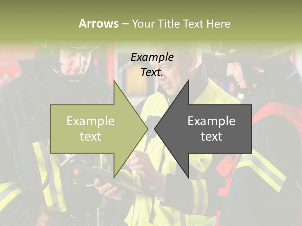 Feuerwehrmann Schutzkleidung Fire Brigade Firefighter Firefighters Firefighter Men PowerPoint Template