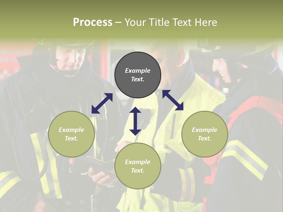 Feuerwehrmann Schutzkleidung Fire Brigade Firefighter Firefighters Firefighter Men PowerPoint Template