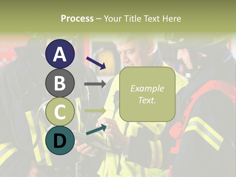 Feuerwehrmann Schutzkleidung Fire Brigade Firefighter Firefighters Firefighter Men PowerPoint Template