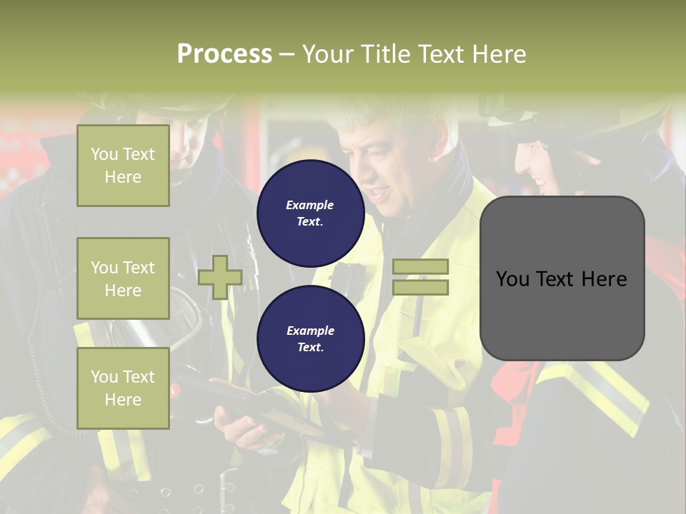 Feuerwehrmann Schutzkleidung Fire Brigade Firefighter Firefighters Firefighter Men PowerPoint Template