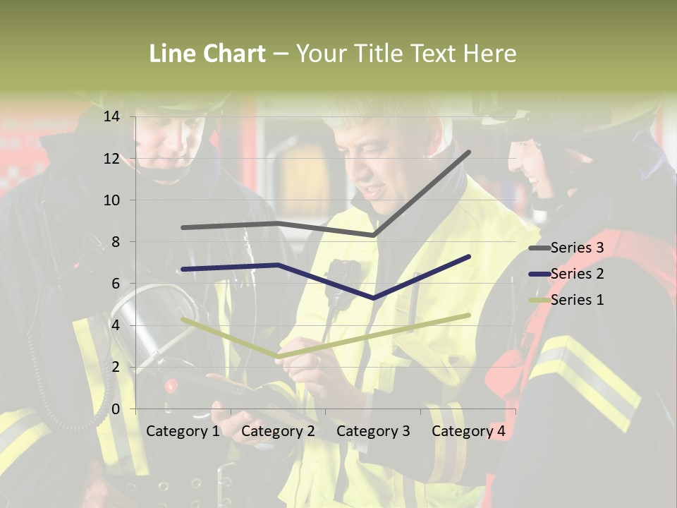 Feuerwehrmann Schutzkleidung Fire Brigade Firefighter Firefighters Firefighter Men PowerPoint Template