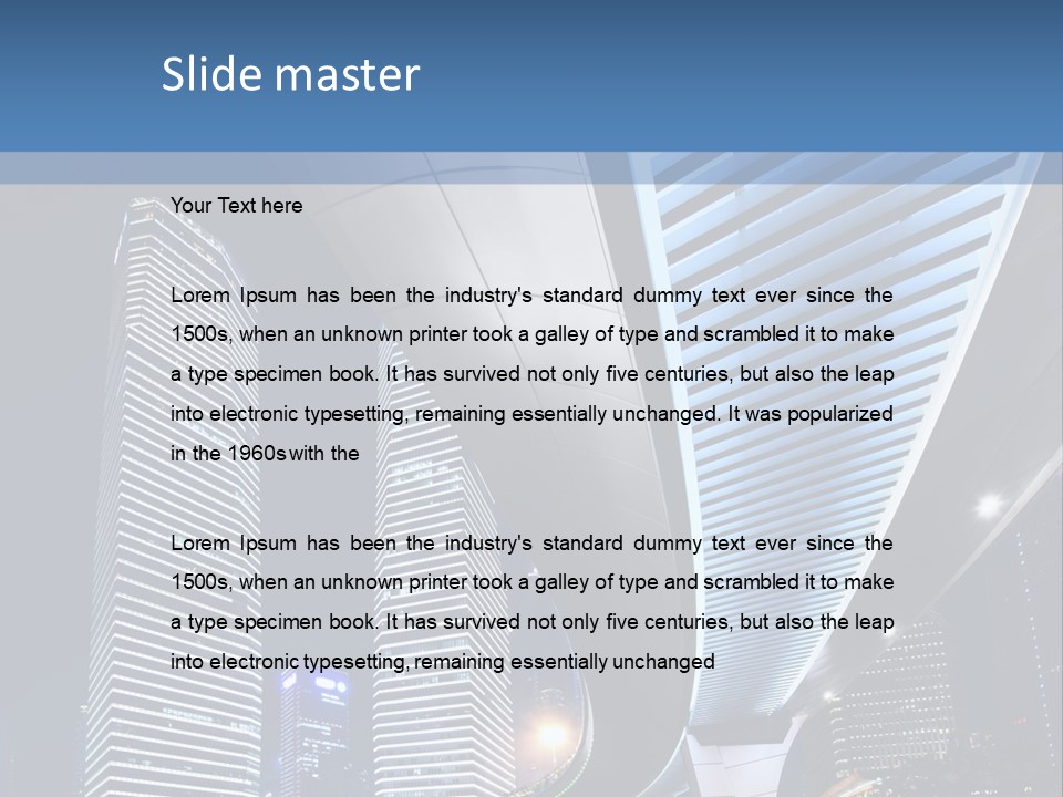 Shanghai Dynamic Vehicle PowerPoint Template