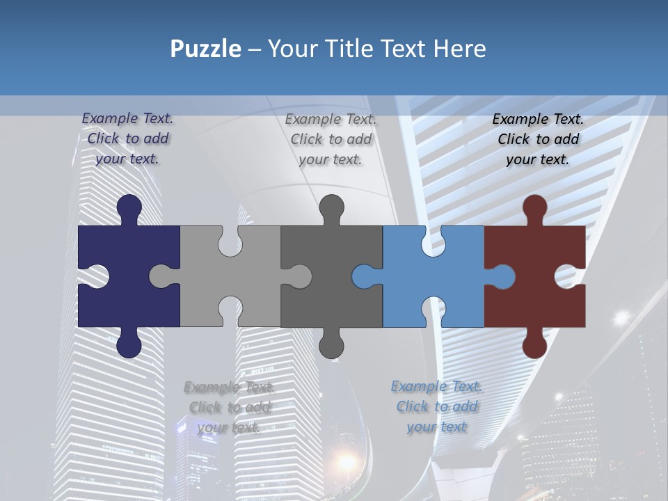 Shanghai Dynamic Vehicle PowerPoint Template