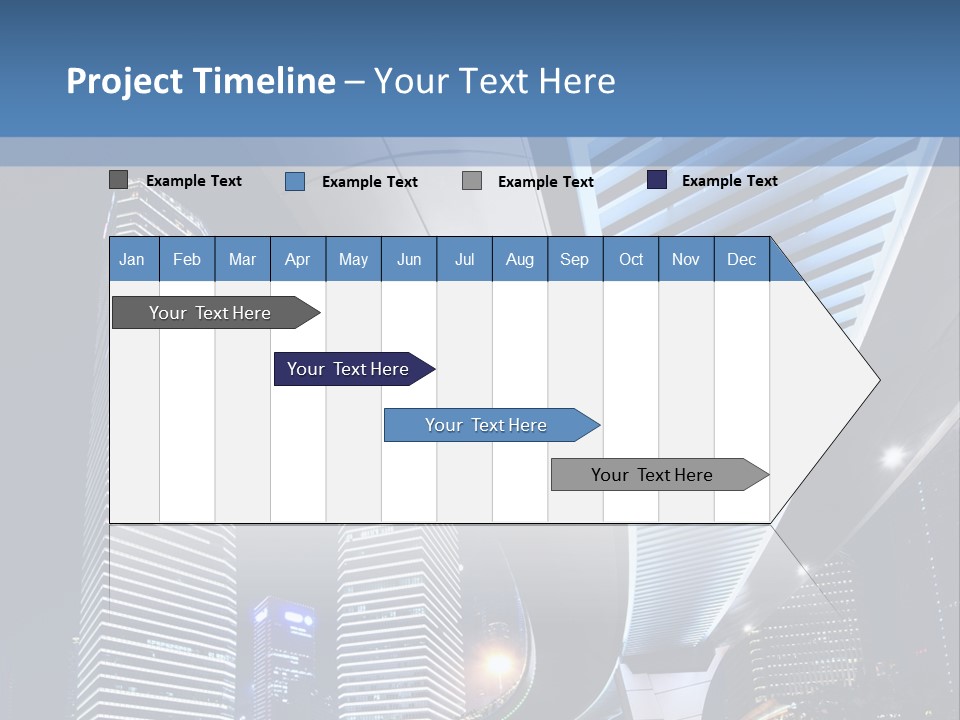 Shanghai Dynamic Vehicle PowerPoint Template