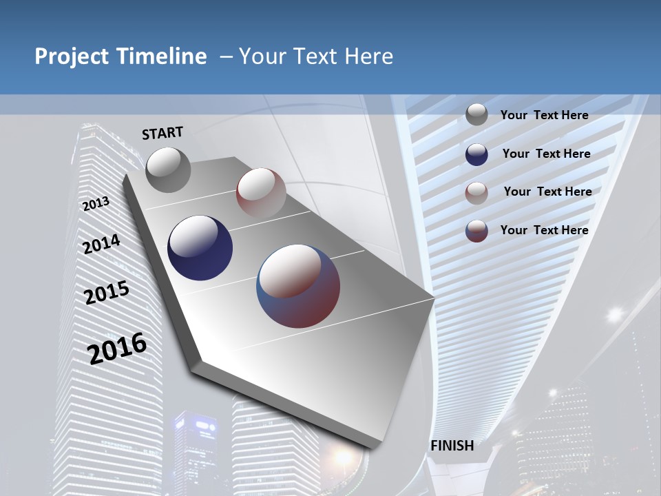 Shanghai Dynamic Vehicle PowerPoint Template