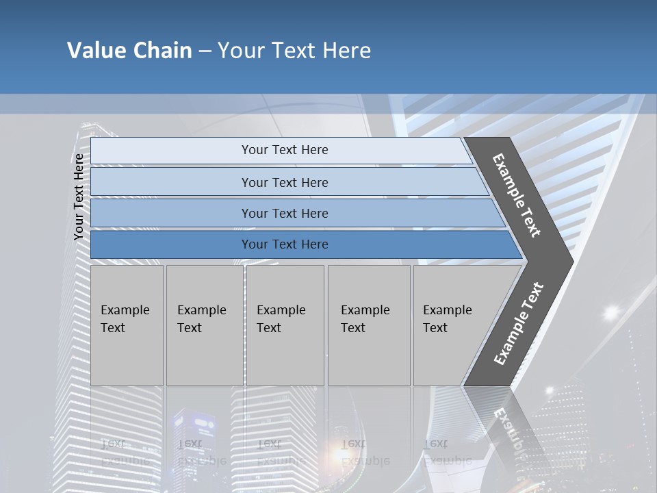 Shanghai Dynamic Vehicle PowerPoint Template