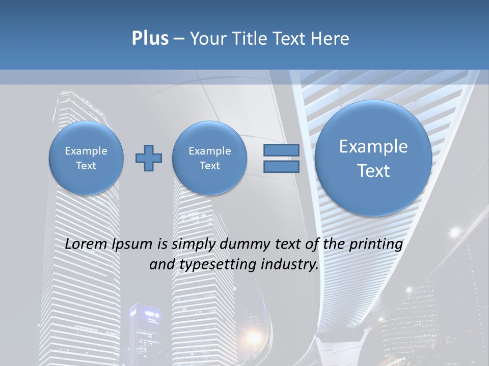 Shanghai Dynamic Vehicle PowerPoint Template